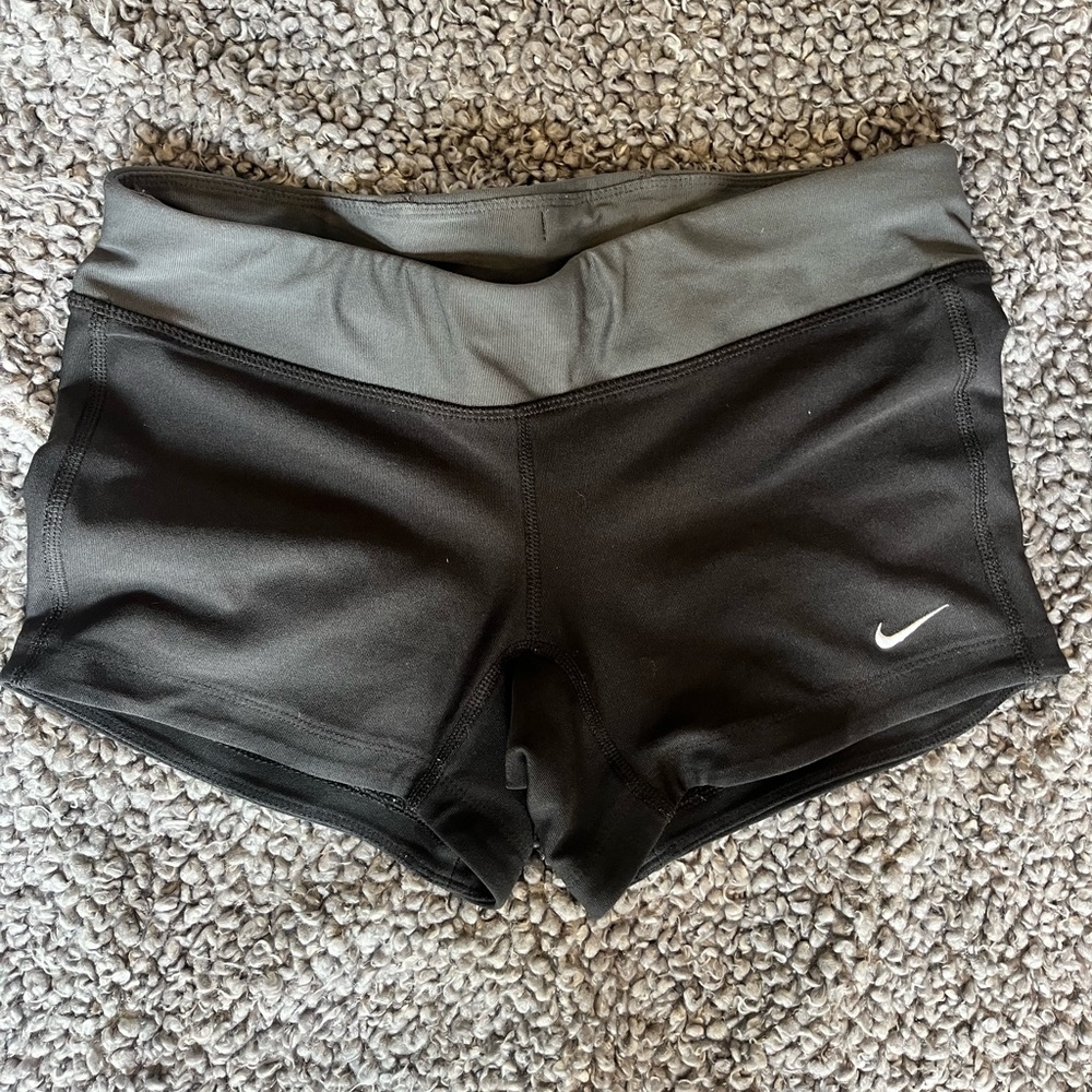 Nike Dri Fit Fitted bicycle shorts color black size M